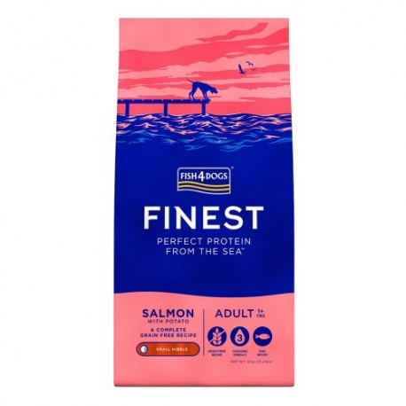 Fish4Dogs koeratoit lõhe väike graanul 6kg Fish4Dogs koeratoit lõhe väike graanul 6kg