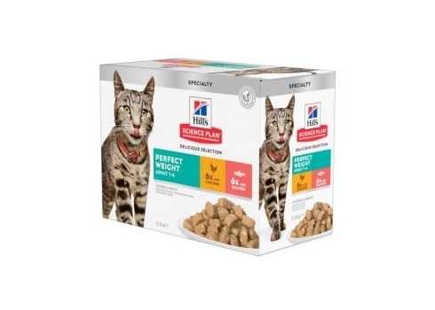 Hill´s einekotikeste Multipack Perfect Weight kassikonserv 12x85g