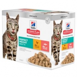 Hill´s einekotikeste Multipack Perfect Weight kassikonserv 12x85g