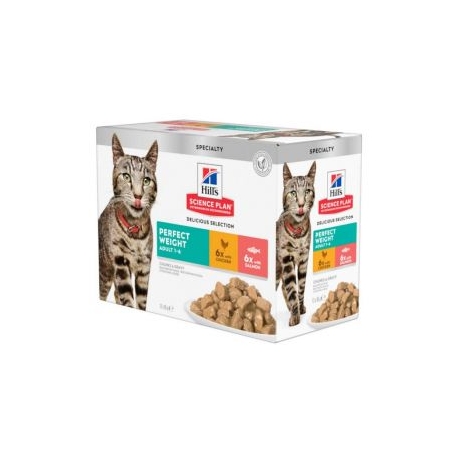 Hill´s einekotikeste Multipack Perfect Weight kassikonserv 12x85g Hill´s einekotikeste Multipack Perfect Weight kassikonserv 12x85g