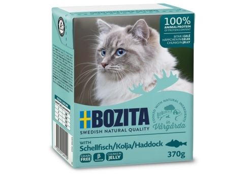 Bozita kassikonserv Haddock in Jelly 16x370g
