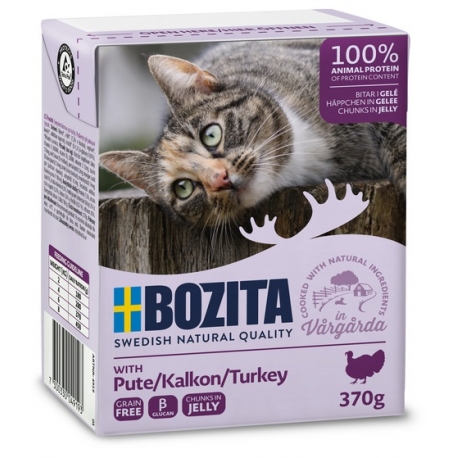 Bozita kassikonserv Turkey in Jelly 16x370g Bozita kassikonserv Turkey in Jelly 16x370g