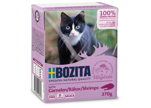 Bozita kassikonserv Shrimps in Sauce 16x370g
