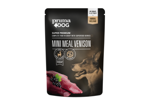 Prima Dog Mini Meal hirveliha eine 24x85g