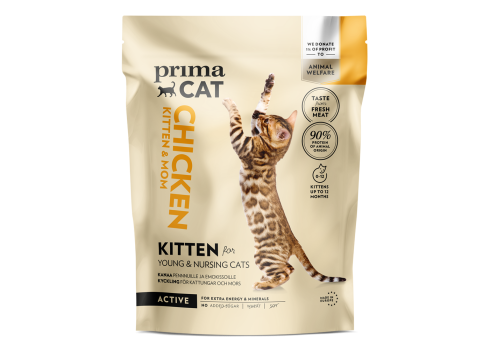 Prima Cat kassitoit kanalihaga kassipoegadele 2x1,4kg