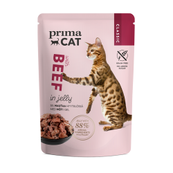 Prima Cat kassi einekotike veiseliha tarrendis 28x85g