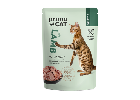 Prima Cat kassi einekotike lambaliha kastmes 28x85g