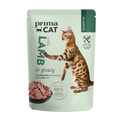 Prima Cat kassi einekotike lambaliha kastmes 28x85g