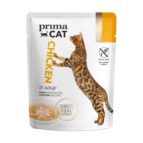 Prima Cat kassi einekotike supp kanalihaga 24x40g Prima Cat kassi einekotike supp kanalihaga 24x40g