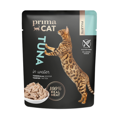 Prima Cat kassi einekotike tuunikala vees 24x50g Prima Cat kassi einekotike tuunikala vees 24x50g