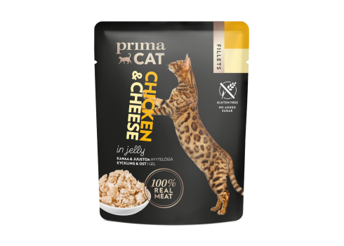 Prima Cat kassi einekotike kanaliha juustuga tarrendis 24x50g