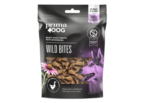 Prima Dog Wild Bitesi pardiliha ja siilkübaraga koeramaius 4x100g