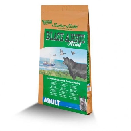 Markus-Mühle koeratoit Black Angus junior veisega 5kg