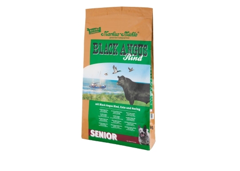 Markus-Mühle koeratoit Black Angus Senior veisega 5kg