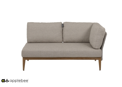 Diivan Apple Bee LISA beež / tiik, 140x81xH66 cm