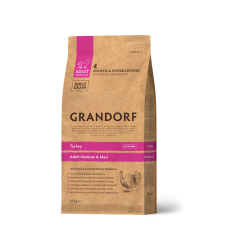 Grandorf Dog - Kalkun 10kg - Medium & Maxi Adult koeratoit