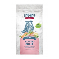 Hau Hau lõhe-heeringas teraviljavaba koeratoit täiskasvanud koertele 10kg