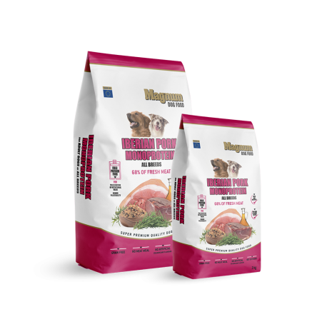 Magnum Dog Food Iberian Pork Monoprotein All Breed 3kg Magnum Dog Food Iberian Pork Monoprotein All Breed 3kg