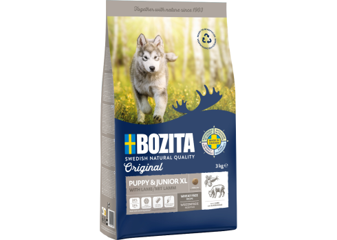 BOZITA PUPPY JUNIOR XL NISUVABA kana&lammas koerasööt