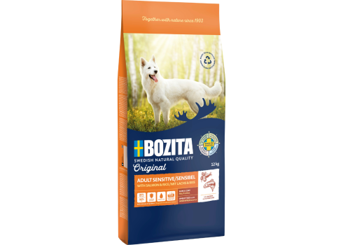 BOZITA Original Adult Sensitive Skin&Coat nisuvaba koerasööt
