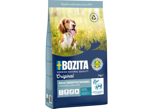 Bozita Originaal nisuvaba koeratoit tundliku seedimisega koertele 3kg