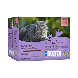 Bozita Senior 8+ Multibox Meat in Sauce kassi täissööt 12x85g
