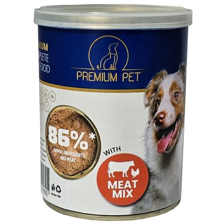 Premium Pet lihapasteet mix koeratoit 8x360g Premium Pet lihapasteet mix koeratoit 8x360g