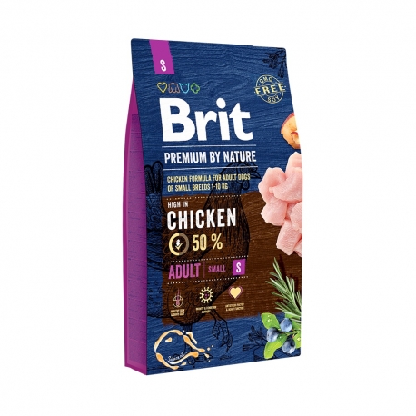 Brit Premium by Nature Adult Small koeratoit 8kg Brit Premium by Nature Adult Small koeratoit 8kg