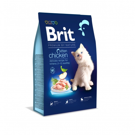 Brit Premium Cat Kitten Chicken kassitoit 8kg Brit Premium Cat Kitten Chicken kassitoit 8kg