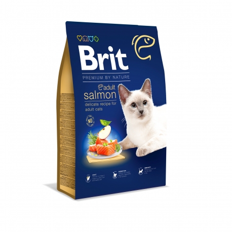 Brit Premium Cat Adult Salmon kassitoit 3kg Brit Premium Cat Adult Salmon kassitoit 3kg