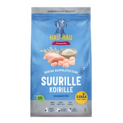 Hau Hau kana-riisi-kaer koeratoit suurt kasvu koertele 12kg