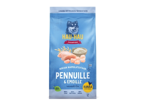 Hau Hau kana-riisi-kaer koeratoit kutsikatele 3kg