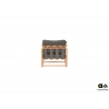 Tugitool Apple Bee DOLCE pruun / hall, 75x84xH67 cm