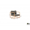 Tugitool Apple Bee DOLCE pruun / hall, 75x84xH67 cm