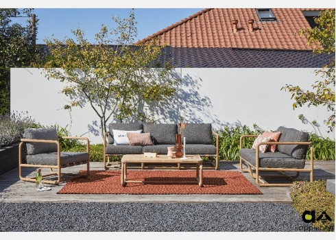 Tugitool Apple Bee DOLCE pruun / hall, 75x84xH67 cm