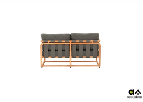 Diivan Apple Bee DOLCE pruun / hall, 142x78xH67 cm