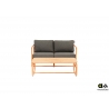 Diivan Apple Bee DOLCE pruun / hall, 142x78xH67 cm