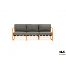 Diivan Apple Bee DOLCE pruun / hall, 209x78xH67 cm