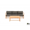 Diivan Apple Bee DOLCE pruun / hall, 209x78xH67 cm