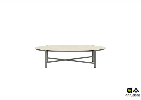 Diivanilaud Apple Bee BORA BORA valge / hall, 130x65xH33 cm