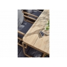 Aiamööbli komplekt Apple Bee DOLCE pruun / hall, söögilaud + 6 tooli