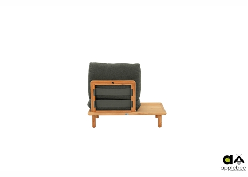 Tugitool parem Apple Bee SLING pruun / hall, 108x85xH62 cm