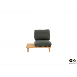 Tugitool parem Apple Bee SLING pruun / hall, 108x85xH62 cm
