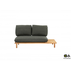 Diivan vasak Apple Bee SLING pruun / hall, 175x85xH62 cm