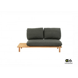 Diivan parem Apple Bee SLING pruun / hall, 175x85xH62 cm
