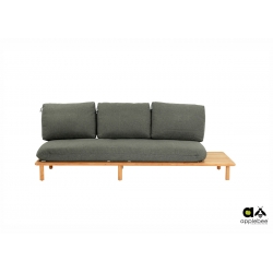 Diivan vasak Apple Bee SLING pruun / hall, 242x85xH62 cm