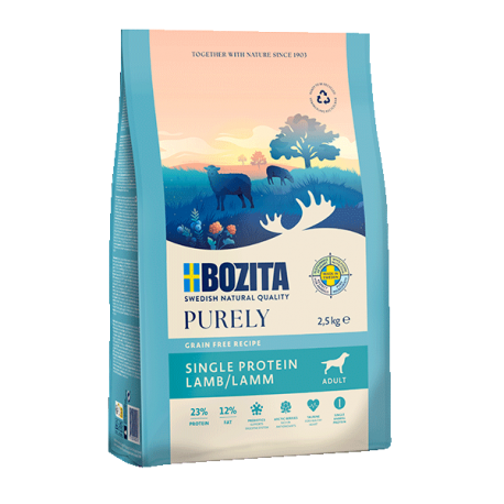 Bozita Purely Adult Grain Free Lamb koeratoit 11kg Bozita Purely Adult Grain Free Lamb koeratoit 11kg