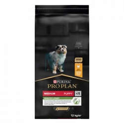 PRO PLAN Medium Puppy Chicken koeratoit 12kg, Pro Plan koeratoidud