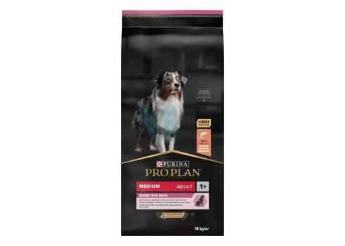 PRO PLAN Medium Adult Sensitive Skin Salmon koeratoit 14kg koeratoidud