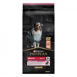 PRO PLAN Medium Adult Sensitive Skin Salmon koeratoit 14kg koeratoidud